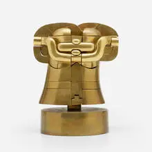 Richelieu by Miguel Berrocal, 1968-73, brass, sold Apr 2020