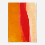 Cleve Gray, Red Traverse, 1968, acrylic on canvas