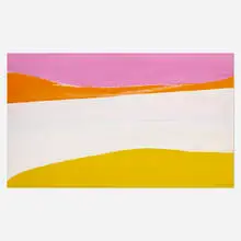 Cleve Gray, Bright Day, 1969, acrylic on canvas