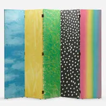 Jim Dine, Landscape Screen, 1969, screenprint on linen canvas