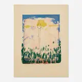 Flesh Palette in a Landscape by Jim Dine, 1965, lithograph in colors, sold Apr 2020