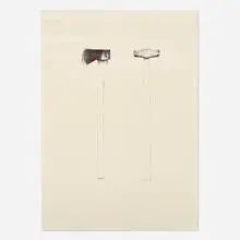 Sledgehammer and Axe by Jim Dine, 1971, lithograph, sold Apr 2020