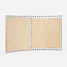 Diane Simpson, Study for Mesh Bonnet #2, 1992, enameled steel mesh, paper, ink