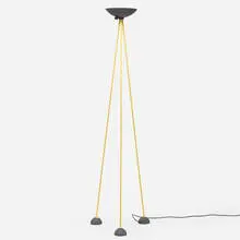 Koch & Lowy, floor lamp, c. 1980, enameled steel