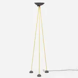 Koch & Lowy, floor lamp, c. 1980, enameled steel
