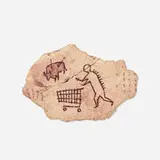Peckham Rock by Banksy, offset lithograph in colors on wooden packard, sold Apr 2020