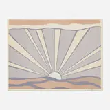 Roy Lichtenstein, Sunrise, 1965, offset lithograph on paper