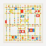 Piet Mondrian, Broadway Boogie Woogie from A Portfolio of Ten Paintings, 1967, screenprint in colors