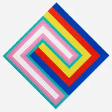 Announcement by Ernest Dieringer, 1966, acrylic on canvas, sold Mar 2020