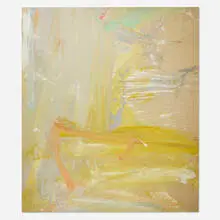 Clam Walk by Edvins Strautmanis, 1972, acrylic on canvas, sold Mar 2020