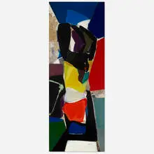 Ed Clark, Untitled, 1954, oil on canvas