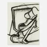Amy Sillman, Untitled, 2011, charcoal on Arches paper