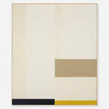 John McLaughlin, Untitled, 1954, oil on masonite in artist's frame