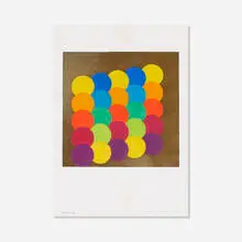 Herbert Bayer, Molecule, 1971, acrylic on panel