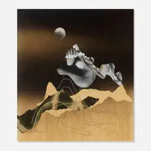 Juro Kubicek, Untitled, 1946, collage, ink, and graphite on paper