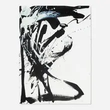 Jean Miotte, Untitled, 1998, ink and acrylic on paper