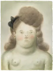 Fernando Botero, (Columbian b.1932), watercolor on paper