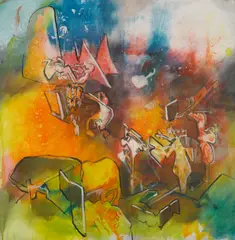 (Chilean 1911-2002) by Roberto Matta, oil on canvas, sold Nov 2006