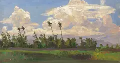 Horatio Nelson Poole, Hawaiian Landscape, oil on canvas