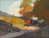 Frank Tenney Johnson, Horses on a Trail