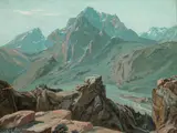 Carl Oscar Borg, Snow-crowned Peaks