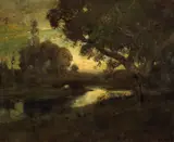 William Keith, Golden Glow Creek, 1903, oil on canvas