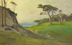 Charles John Dickman, Monterey Cypress, oil on canvas