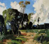 Peter Rackwitsz, The Forest, oil on canvas