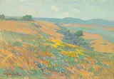 Granville Redmond, Rolling Hills with California Wildflowers