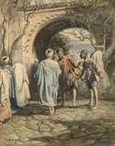 Carl Oscar Borg, Conversation Beneath the Arch