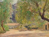 Dedrick Brandes Stuber, The Hideaway; Tranquil Sea with Rolling Hills (double-sided)