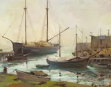 China Basin by George Demont Otis, 1946, oil on canvas, offered Aug 2006