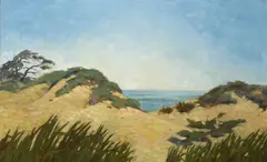 California School, The Dunes, oil on canvas