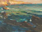 Jean Mannheim, Before Sunset; Solitude in the Desert (a pair)
