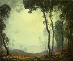 Charles L. A. Smith, Lingering Mist, 1929, oil on canvas