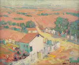 Selden Connor Gile, Golden Fields; The White Barn (double-sided)