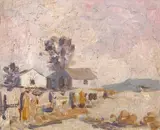 Selden Connor Gile, Farmhouse at Dusk