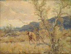 Morning Ride by William Darling, oil on canvas on board, sold Aug 2006