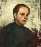 Clarence K. Hinkle, Portrait of a Figure in Green