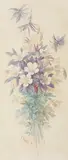 Paul de Longpré, Lavender and White Columbines