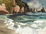 Milford Zornes, From Las Rompeolas