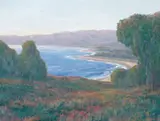 William Dorsey, California Coast, oil on canvas