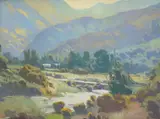 Ray Roberts, Silverado Canyons, oil on panel