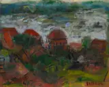 Béla Czóbel, (Hungarian 1883-1976), oil on canvas