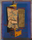Ismael  González de la Serna, (Spanish 1898-1968), mixed media on board