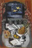 Ismael  González de la Serna, (Spanish 1898-1968), tempera and oil on board