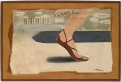 Herbert Bayer, (Austrian 1900-1985), tempera on cloth laid down on paper