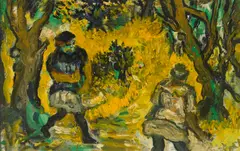 Sacha Moldovan, (Russian/American 1901-1982), oil on board