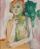 Theophilus Brown, (American b. 1919), acrylic and pencil on board