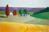 John Mancini, (American b. 1925), oil on canvas